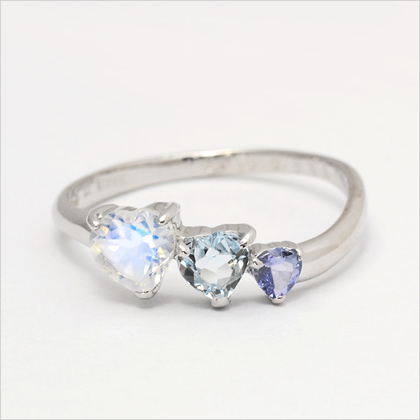 umu -アム- FINE JEWELRY STUIDIOK10 クールカラー ハート リングkk0986_m.jpg