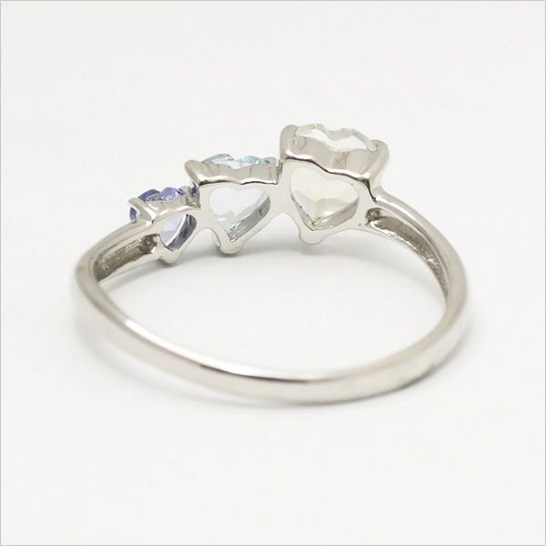 umu -アム- FINE JEWELRY STUIDIOK10 クールカラー ハート リングkk0986_u.jpg