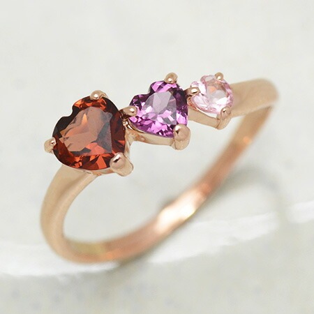 umu -アム- FINE JEWELRY STUIDIOK10 フェミニンカラー ハート リングkk0988_kanban2.jpg