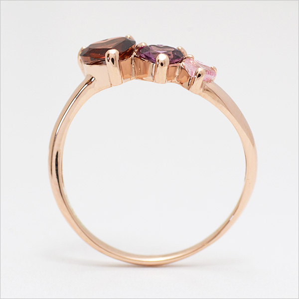 umu -アム- FINE JEWELRY STUIDIOK10 フェミニンカラー ハート リングkk0988_y.jpg