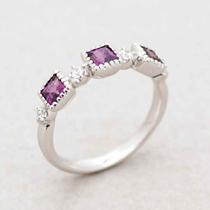umu -アム- FINE JEWELRY STUIDIOロードライトガーネット ダイヤモンド リングkk0995_kanban2.jpg