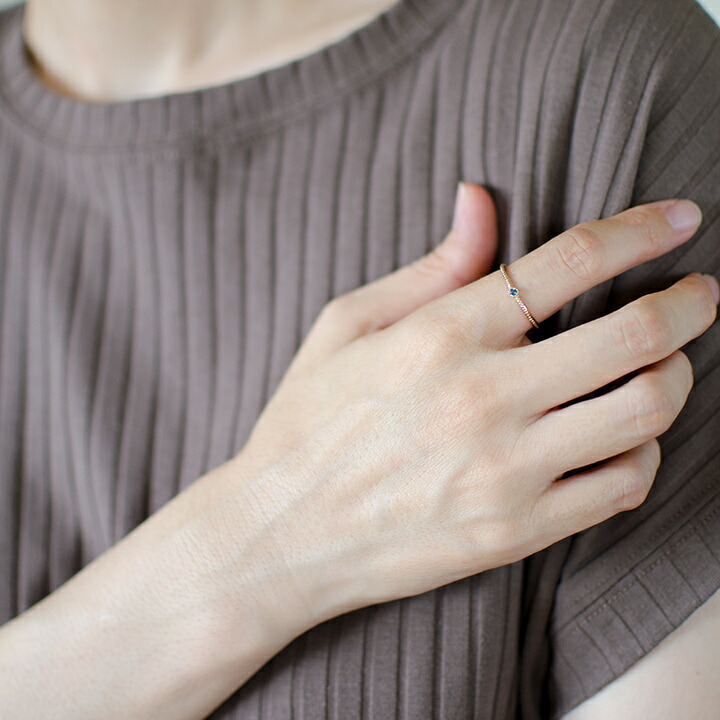 umu -アム- FINE JEWELRY STUIDIOロンドンブルートパーズ リング 「semino」kk1000_i3.jpg