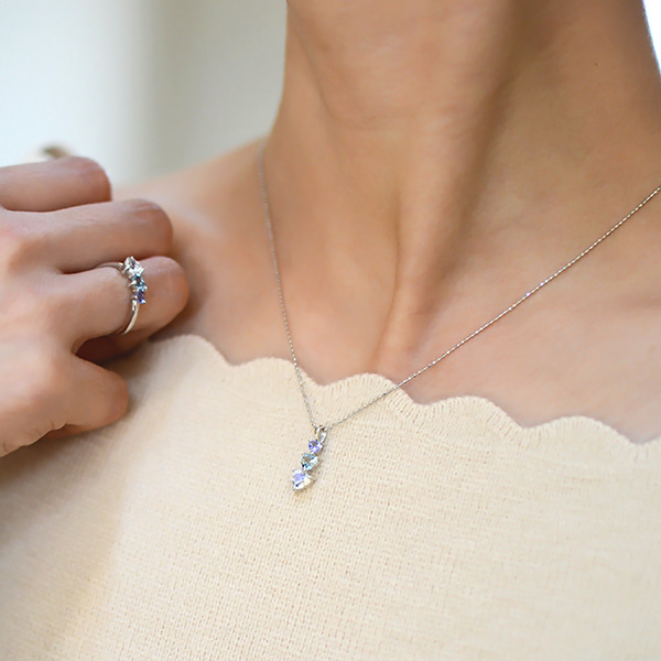 umu -アム- FINE JEWELRY STUIDIOK10 クールカラー ハート ペンダントトップkk1011_i3.jpg