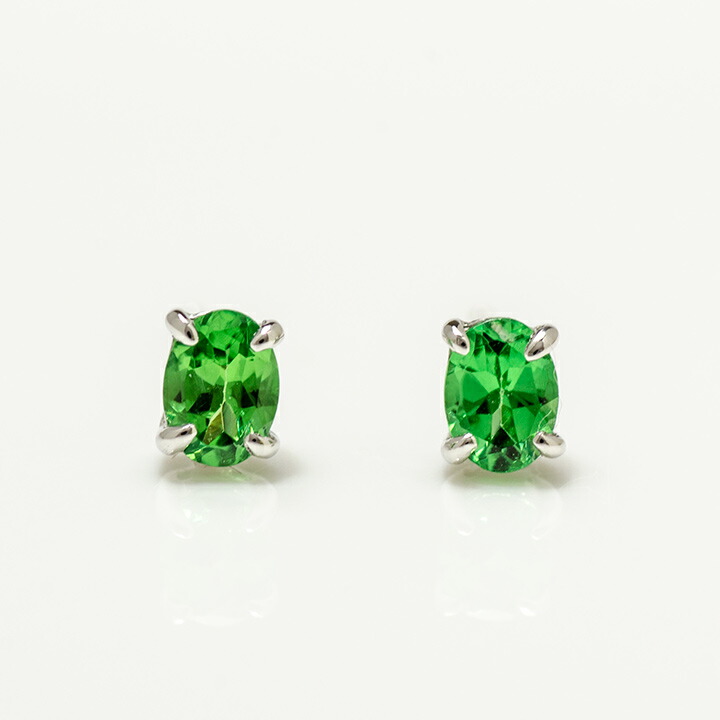 umu -アム- FINE JEWELRY STUIDIOグリーンガーネット スタッドピアスpi0011_m2.jpg