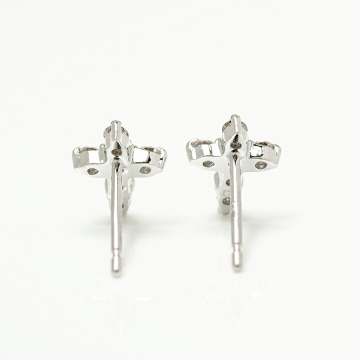 umu -アム- FINE JEWELRY STUIDIOダイヤモンド クロスモチーフ スタッドピアスpi0021_u.jpg
