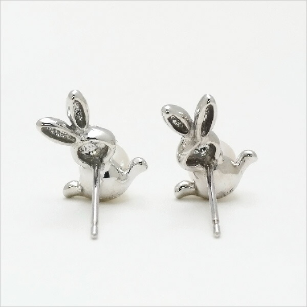 umu -アム- FINE JEWELRY STUIDIOパール ダイヤモンド ラビットモチーフ スタッドピアスimgrc0075192032.jpg