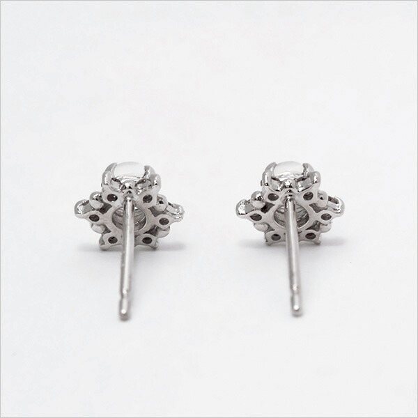 umu -アム- FINE JEWELRY STUIDIOブルームーンストーン ダイヤモンド スノーモチーフ スタッドピアスimgrc0075809018.jpg