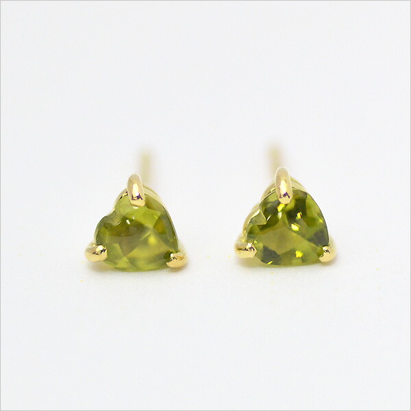 umu -アム- FINE JEWELRY STUIDIOペリドット ハート スタッドピアスimgrc0067977610.jpg