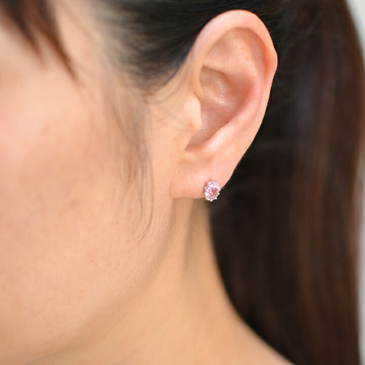 umu -アム- FINE JEWELRY STUIDIOピンククォーツ スタッドピアスimgrc0081249823.jpg