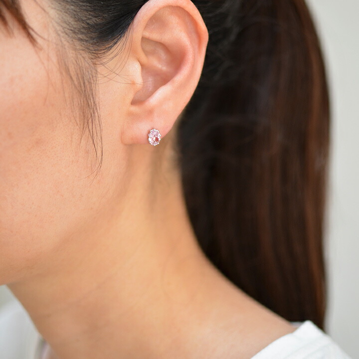 umu -アム- FINE JEWELRY STUIDIOピンククォーツ スタッドピアスimgrc0081249824.jpg