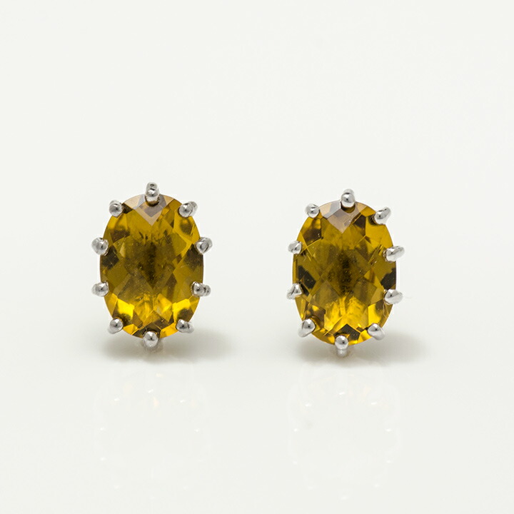 umu -アム- FINE JEWELRY STUIDIOスモーキーイエロークォーツ スタッドピアスimgrc0078556468.jpg