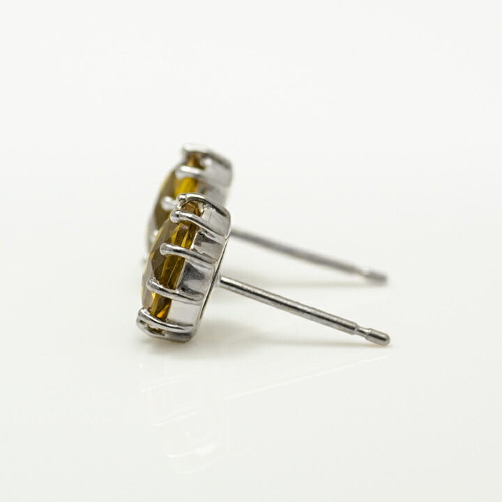 umu -アム- FINE JEWELRY STUIDIOスモーキーイエロークォーツ スタッドピアスimgrc0078556469.jpg