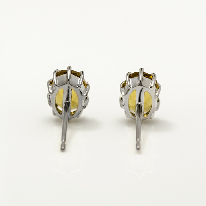 umu -アム- FINE JEWELRY STUIDIOスモーキーイエロークォーツ スタッドピアスimgrc0078556470.jpg
