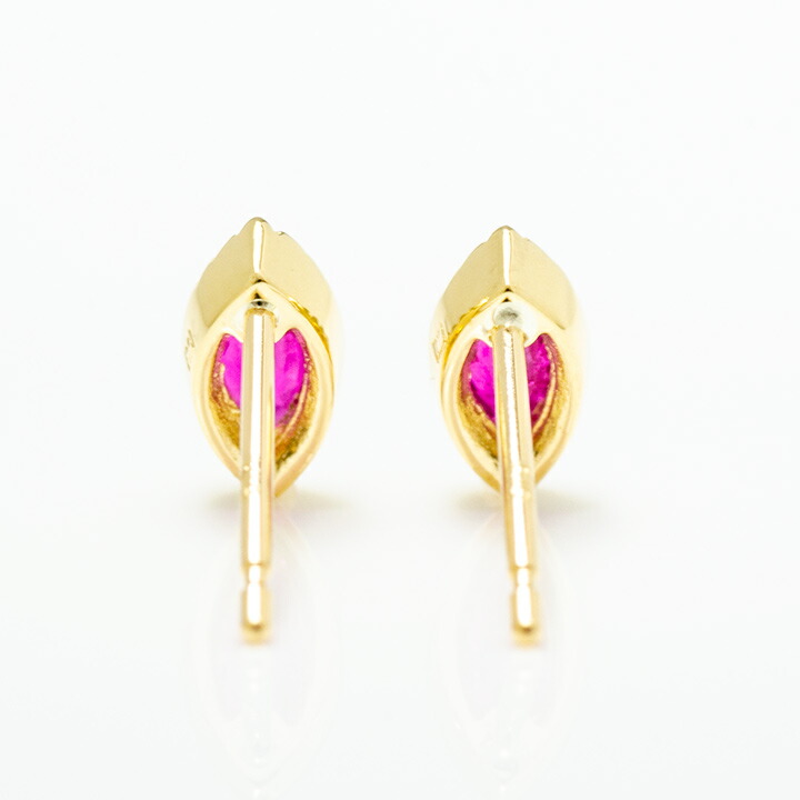 umu -アム- FINE JEWELRY STUIDIOマーキス ルビー スタッドピアスpi0083_u.jpg