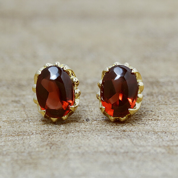 umu -アム- FINE JEWELRY STUIDIOガーネット スタッドピアス 「fresco」imgrc0074599076.jpg