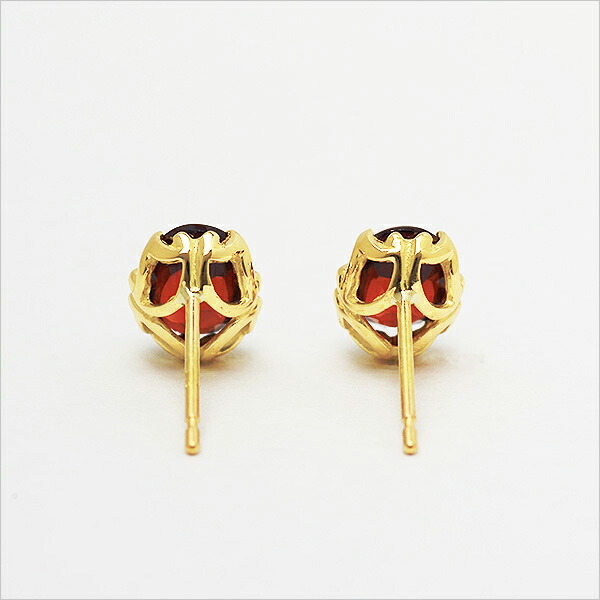 umu -アム- FINE JEWELRY STUIDIOガーネット スタッドピアス 「fresco」imgrc0074599083.jpg