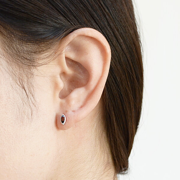 umu -アム- FINE JEWELRY STUIDIOマーキス スモーキークォーツ スタッドピアスimgrc0071874836.jpg
