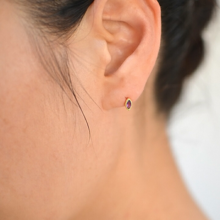 umu -アム- FINE JEWELRY STUIDIOマーキス アメシスト スタッドピアスimgrc0078349137.jpg