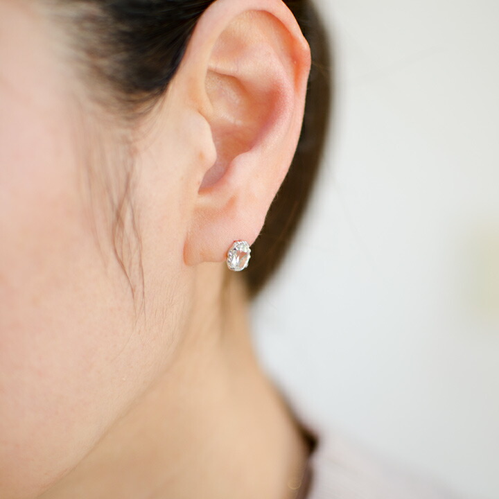 umu -アム- FINE JEWELRY STUIDIOグリーンアメシスト スタッドピアス 「fresco」pi0102_i2.jpg