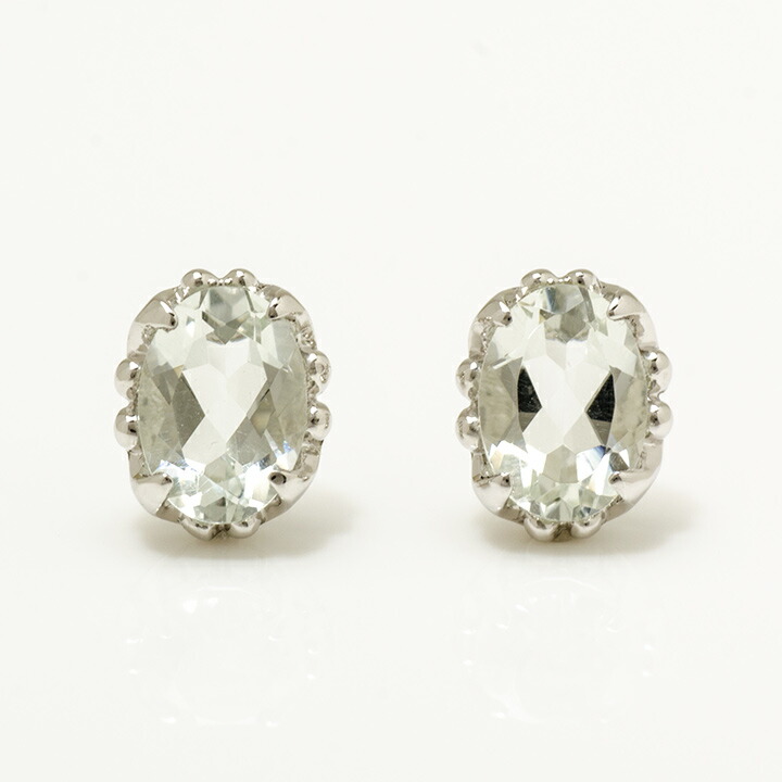 umu -アム- FINE JEWELRY STUIDIOグリーンアメシスト スタッドピアス 「fresco」pi0102_m.jpg