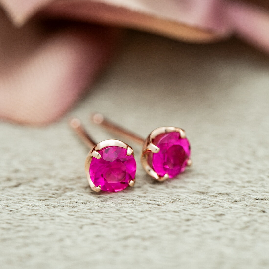 umu -アム- FINE JEWELRY STUIDIOルベライト スタッドピアス 「attore」pi0104_1.jpg
