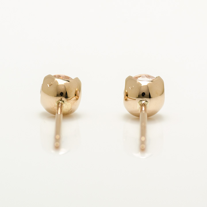 umu -アム- FINE JEWELRY STUIDIOモルガナイト スタッドピアス 「attore」pi0107_u.jpg