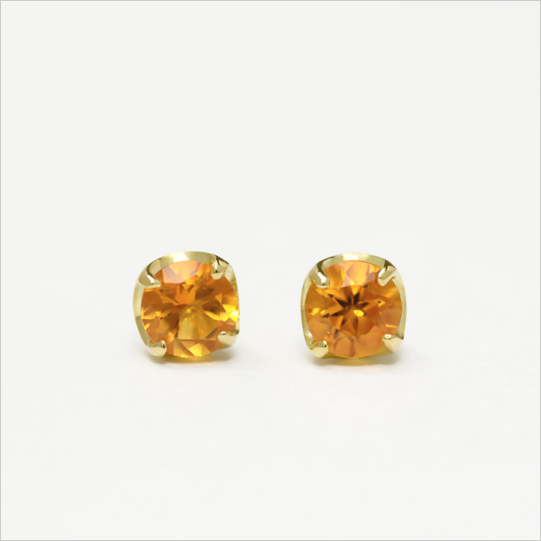 umu -アム- FINE JEWELRY STUIDIOシトリン スタッドピアス 「attore」pi0113_m.jpg