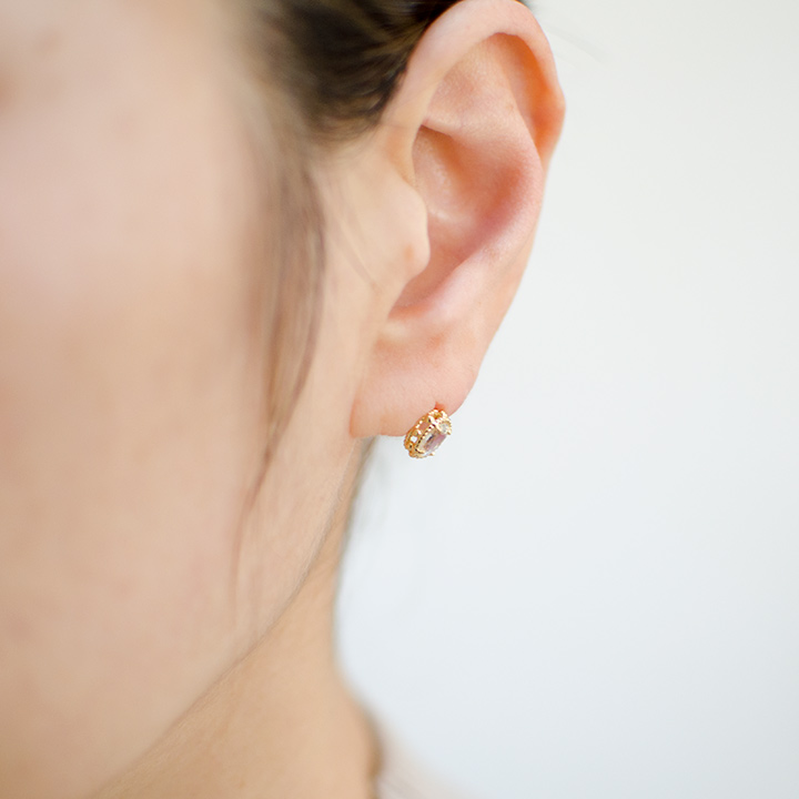 umu -アム- FINE JEWELRY STUIDIOK18 ブルームーンストーン ピアス 「partenone」pi0117_i2.jpg