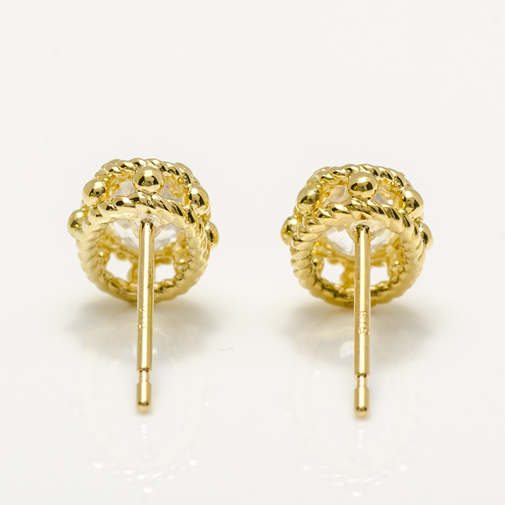 umu -アム- FINE JEWELRY STUIDIOK18 ブルームーンストーン ピアス 「partenone」pi0117_u.jpg