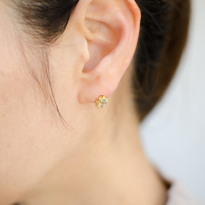 umu -アム- FINE JEWELRY STUIDIOK18 アンブリゴナイト ピアス 「partenone」pi0119_i2.jpg