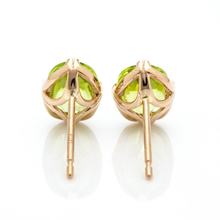 umu -アム- FINE JEWELRY STUIDIOペリドット スタッドピアス 「drop」pi0122_u.jpg