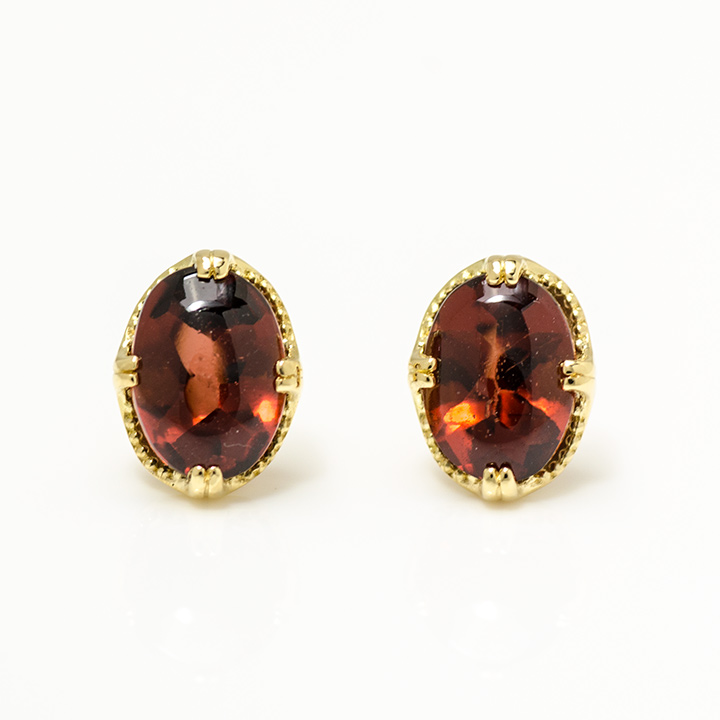 umu -アム- FINE JEWELRY STUIDIOK18 ガーネット ピアス 「drop」pi0124_m.jpg