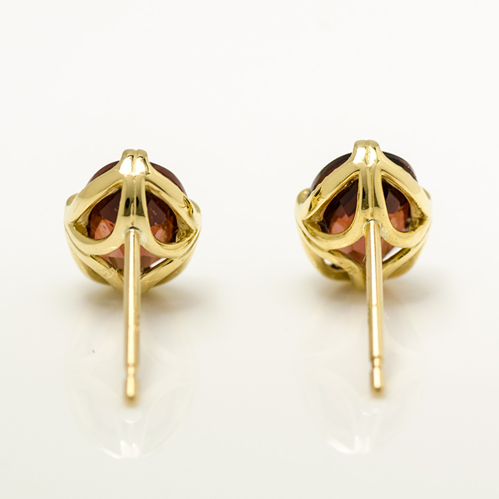 umu -アム- FINE JEWELRY STUIDIOK18 ガーネット ピアス 「drop」pi0124_u.jpg