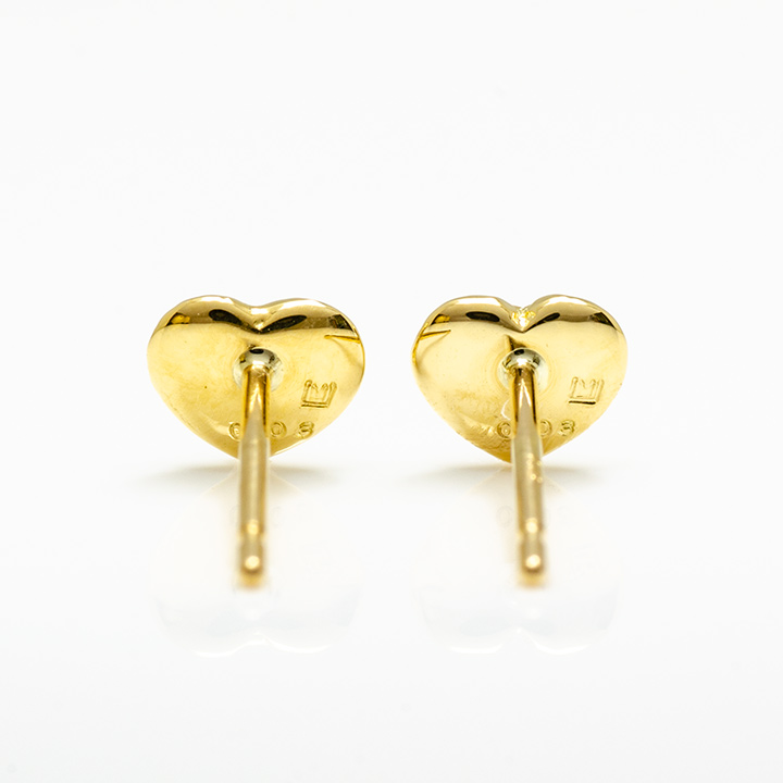 umu -アム- FINE JEWELRY STUIDIOK18 ダイヤモンド ハートモチーフ スタッドピアス 「certo」pi0135_u.jpg