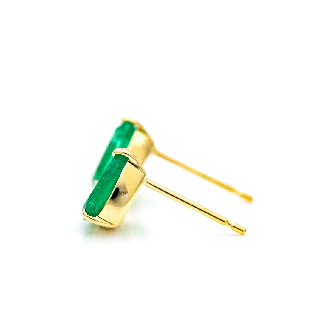 umu -アム- FINE JEWELRY STUIDIOエメラルド スタッドピアス 「adulto」pi0136_y.jpg