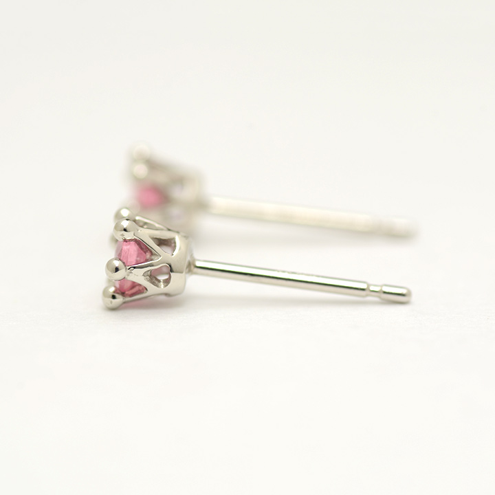 umu -アム- FINE JEWELRY STUIDIOPT900 ロードクロサイト スタッドピアス 「reginetta」pi0139_s.jpg