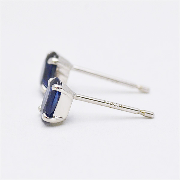 umu -アム- FINE JEWELRY STUIDIOK18 ブルーサファイア スタッドピアス 「leale」pi0148_s.jpg