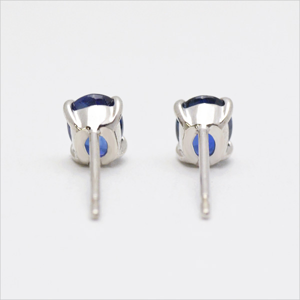 umu -アム- FINE JEWELRY STUIDIOK18 ブルーサファイア スタッドピアス 「leale」pi0148_u.jpg