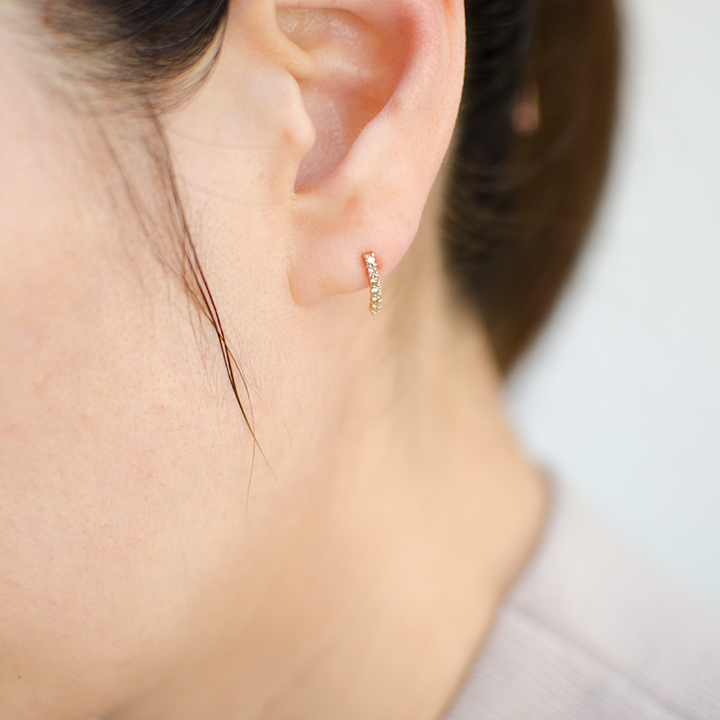 umu -アム- FINE JEWELRY STUIDIOK18 ブラウンダイヤモンド スタッドピアス 「fila」pi0154_i3.jpg