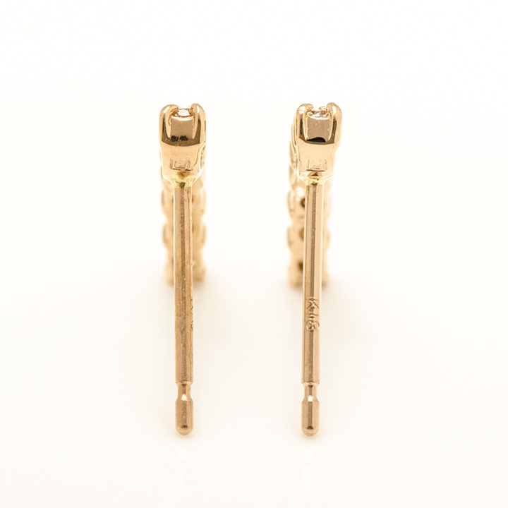 umu -アム- FINE JEWELRY STUIDIOK18 ブラウンダイヤモンド スタッドピアス 「fila」pi0154_u.jpg