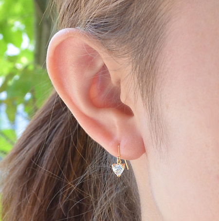 umu -アム- FINE JEWELRY STUIDIOK18 キュービックジルコニア フックピアス 「bambina」 pi0165_3.jpg