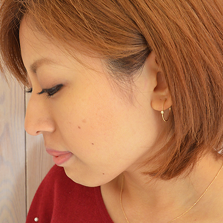 umu -アム- FINE JEWELRY STUIDIOK18 ダイヤモンド スタッドピアス 「semino」pi0169_i2.jpg