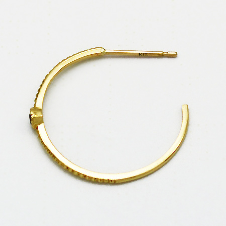 umu -アム- FINE JEWELRY STUIDIOK18 ダイヤモンド スタッドピアス 「semino」pi0169_s.jpg