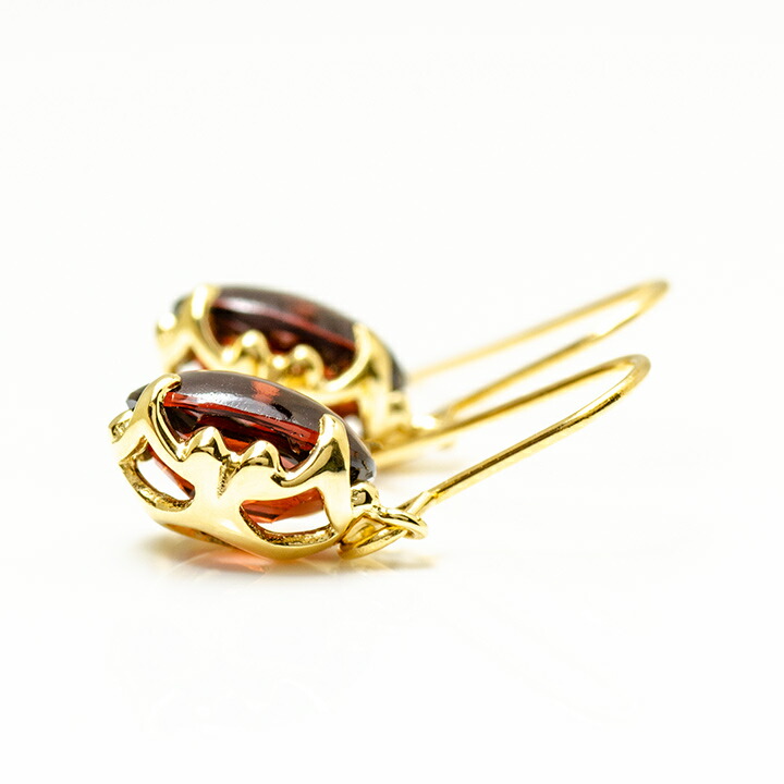 umu -アム- FINE JEWELRY STUIDIOガーネット フックピアス 「fresco」pi0170_s.jpg