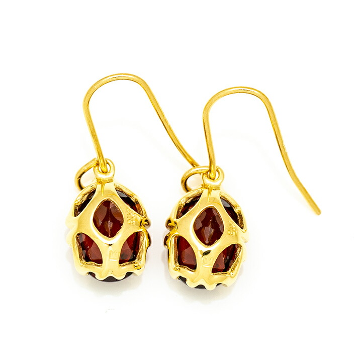 umu -アム- FINE JEWELRY STUIDIOガーネット フックピアス 「fresco」pi0170_u.jpg