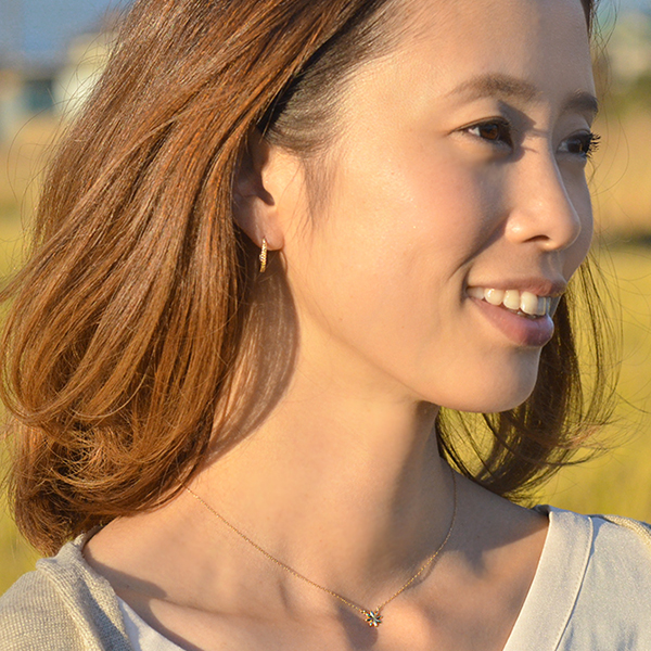 umu -アム- FINE JEWELRY STUIDIO地金 スナップピアス 「minori」pi0177_7.jpg