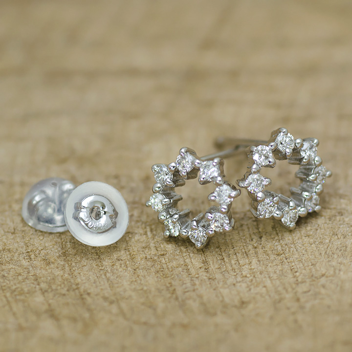 umu -アム- FINE JEWELRY STUIDIOPT900 ダイヤモンド 0.22ct スタッドピアス 「crystal」pi0186_6.jpg