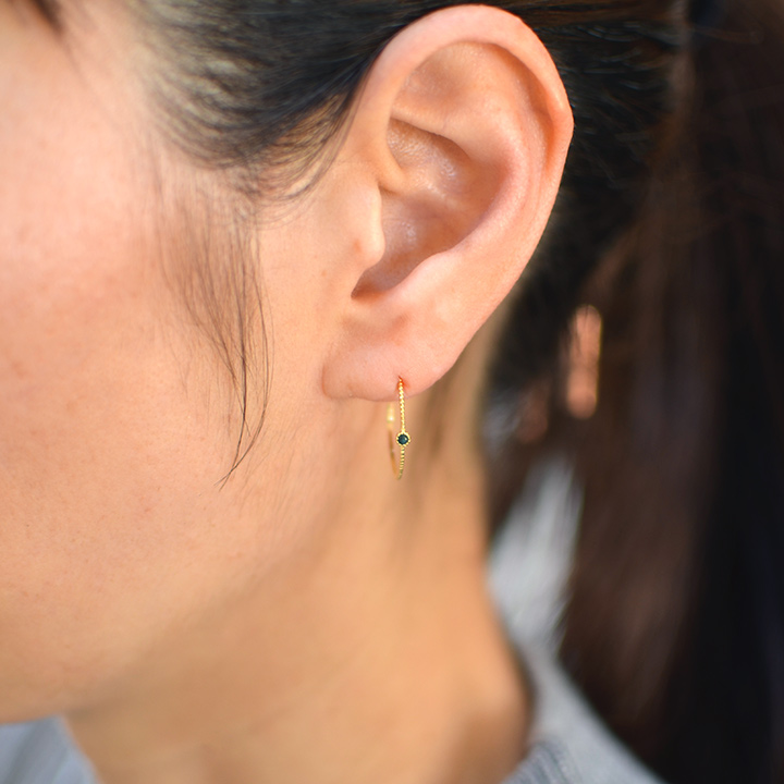 umu -アム- FINE JEWELRY STUIDIOK18 カラーチェンジガーネット スタッドピアス 「semino」pi0190_i2.jpg