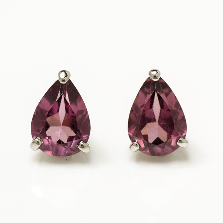 umu -アム- FINE JEWELRY STUIDIOK18 ロードライトガーネット スタッドピアス 「adulto」pi0192_m.jpg