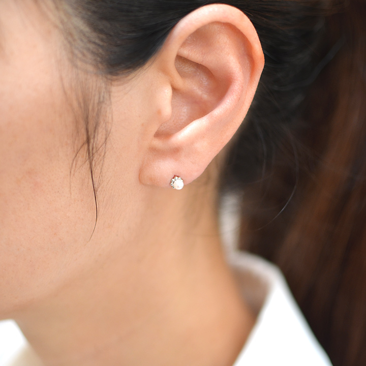 umu -アム- FINE JEWELRY STUIDIOK18 パール スタッドピアスpi0195_i2.jpg